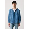 Levis srajca moška denim CLASSIC HOODED WORKER