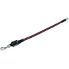 FLEXI povodec za pse Vario LED Flash Belt Leash S/M, rdeča