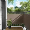 Balcony ekran Sivo-smeđa 100 x 300 cm Oxford tkanina