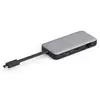 Digitus DA-70916 replikator priklopov in vhodov prenosnega računalnika Žični USB 3.2 Gen 2 (3.1 Gen 2) Type-C Črna, Siva