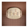 Eglo 390144 - Plafonsko svetlo OLTAMAR 3xE27/40W/230V krem boje
