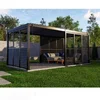 Pregrada sa pokretnim lamelama antracit za pergolu (973798,973799,974167) alu 93x240cm