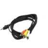 GEMBIRD Audio - video kabl CCA-4P2R-2M Jack AV 3.5mm 4-pin crni