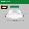 Bull LED ugradna lampa, 9W, 3000K