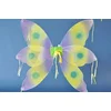 KRILA METULJ 60X80 VIOLA-RUMENO-ZELENA (65276)