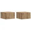 Stolna montirana na zid 2 pcs Hrast artisan 34,5 x 33 x 20 cm
