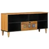 TV ormar s ladicama Prirodna 100 x 33 x 46 cm Čvrsto drvo manga