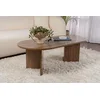 Nordure Klub sto Sable, 119x60x40cm, Braon