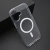 Futrola COLOR FRAME MagSafe za iPhone 17/ srebrna (providna)