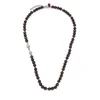 Ogrlica HUGO E-BEADS5-NEC 50566265 Rjava