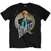 David Bowie Majica Circle Scream Unisex Black S