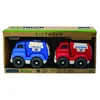 Alltoys Lexibook komplet dveh vozil – policijsko in gasilsko, bioplastika, 18 cm
