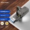Netac USB Flash memorija, 128GB, Type-C, USB 3.2, OTG, Crna
