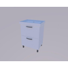 Nord produkt KOPALNIŠKA OMARICA Z UMIVALNIKOM LINNA STOJEČA 90X45X83,5 CM BELA SIJAJ