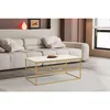 HANAH HOME Sto za dnevnu sobu Asude Gold Travertine