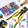 Rosfix ROSFIX SET IZOLIRANI KONEKTORJI IN TOPLOTNO SKRČLJIVE CEVI – 678 KOSOV + ORODJE | 0,2–6 MM2, 600 V, PVC, AWG, (5000068563)