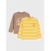 Sinsay - Pamučne majice sa Winnie the Pooh printom 2 pack - šareno