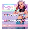 WOW Generation: Komplet dveh barvnih zapestnic z napisom v različnih različicah