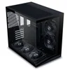 Računalniško ohišje Lian Li O11 Dynamic Mini V2 Flow, ATX, Midi-Tower, kaljeno steklo, črno