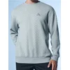 Sinsay - Strukturalni crewneck duks - bledoplavo