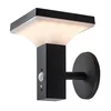RABALUX Geleen Solarna spoljna zidna LED lampa, IP44, 4W, 400lm, Crna