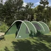 vidaXL vidaXL Tunelski šotor s streho Zelena in Bela 778 x 356 x 210 cm, (5000091161)