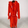 Bade Mantil Frotir Orange XXXL Dug rukav