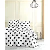 Lessentiel Maison Komplet posteljine Point, 160x220 cm, Crno-beli