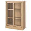 TONSTAD Element s kliz. stakl. vratima, hrastov furnir, 82x37x120 cm