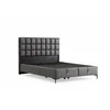 Hanah Home Osnova za krevet sa uzglavljem Abella, 180x121x200 cm, Siva