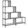 Regal za knjige s 4 razine boja hrasta 139x33,5x149 cm drveni
