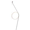 FLOS Wirering siva LED-stenna svetilka, obroč v roza barvi - Dnevna soba/jedilnica - Dizajn - Kovina