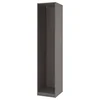 PAX Okvir garderobera, tamnosiva, 50x58x236 cm