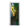 tulup.si Tapete na vratih Stara mestna stopnice 75x205 cm