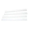 Spirale PVC 25 mm, bele, 50 kos