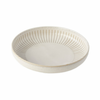 Krožnik z visokim robom RIDGED ALABASTER MIJ 20,5 cm
