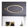 Ideal Lux - LED plafonsko svetlo ORACLE SLIM LED/29W/230V prečnik 50 cm zlatno