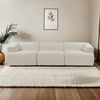 ATELIER DEL SOFA Sofa trosed Sofia 3 White