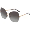 DOLCE & GABBANA Ženske naočare za sunce 0DG2204 12988G64, Zlatne