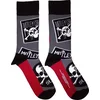 Motley Crue Nogavice Logos Charcoal Grey 40-45