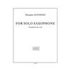 ANTONIOU T:FOR SOLO SAX