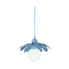 Bohemia-Design - Luster na sajli 1xE27/60W/230V plava