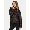 ONLY Jakna iz umetnega usnja Julia 15373024 Rjava Loose Fit