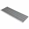 Krovni panel 12 pcs Sivi 129 x 45 cm Pocinčani čelik