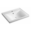 Umivalnik za kozmetično omarico SAVA 55, 55 x 46 x 16,5 cm - Bela - 24 - 46.00 - Keramika - V pohištvo - Da - Aqualine - 55.00 - 1 odprtina - Rectangle - Pohištveni umivalnik - 55x46 cm