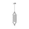 Open Design OR85853 - Luster na šipci ZUNDO 1xE27/15W/230V matni hrom/bela
