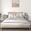 Vidaxl vidaXL Nočne omarice, komplet 2 kosov, siv hrast sonoma, 40x35x70 cm