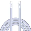 Kabel Verbatim SoftTouch USB-C na USB-C, 60 W, 1,2 m - vijoličen