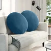 Jastučići za sjedenje 2 pcs Plava O60 x 21 cm Baršun