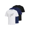 JACK & JONES Majica JORINWOOD mornarska/rjava/črna/bela